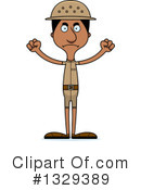 Tall Black Man Clipart #1329389 by Cory Thoman
