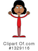 Tall Black Woman Clipart #1329116 by Cory Thoman