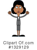 Tall Black Woman Clipart #1329129 by Cory Thoman