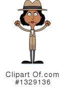 Tall Black Woman Clipart #1329136 by Cory Thoman