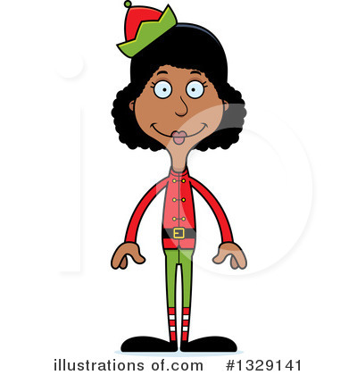 Royalty-Free (RF) Tall Black Woman Clipart Illustration by Cory Thoman - Stock Sample #1329141