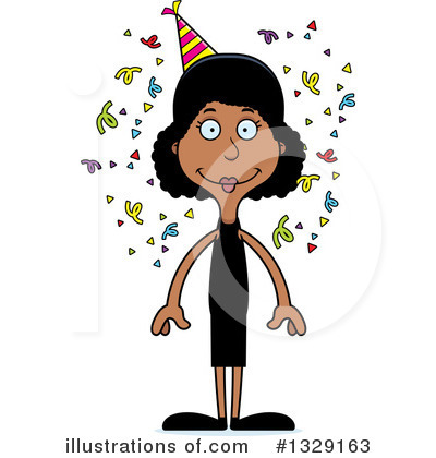 Royalty-Free (RF) Tall Black Woman Clipart Illustration by Cory Thoman - Stock Sample #1329163