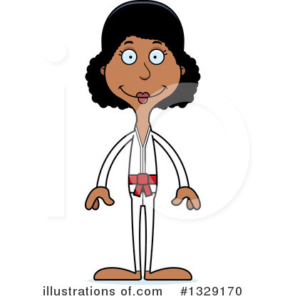 Royalty-Free (RF) Tall Black Woman Clipart Illustration by Cory Thoman - Stock Sample #1329170