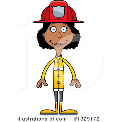 Firefighter Clipart #1329172 by Cory Thoman