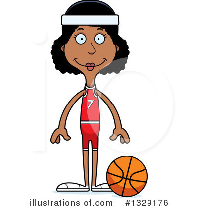 Royalty-Free (RF) Tall Black Woman Clipart Illustration by Cory Thoman - Stock Sample #1329176