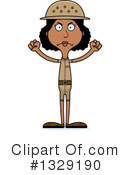 Tall Black Woman Clipart #1329190 by Cory Thoman