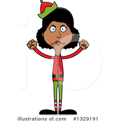 Royalty-Free (RF) Tall Black Woman Clipart Illustration by Cory Thoman - Stock Sample #1329191