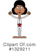 Tall Black Woman Clipart #1329211 by Cory Thoman