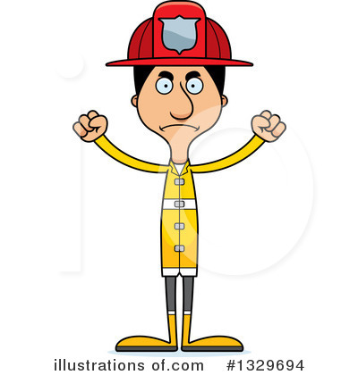 Firefighter Clipart #1329694 by Cory Thoman