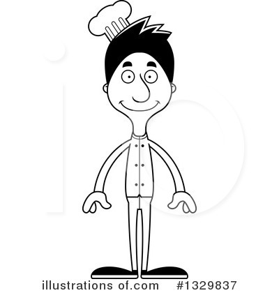 Royalty-Free (RF) Tall Hispanic Man Clipart Illustration by Cory Thoman - Stock Sample #1329837