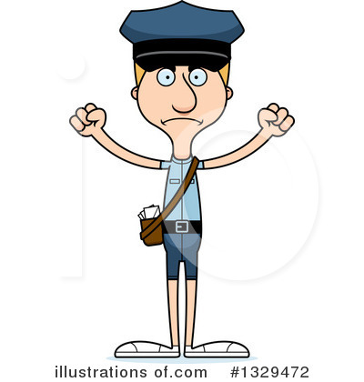 Mail Man Clipart #1329472 by Cory Thoman
