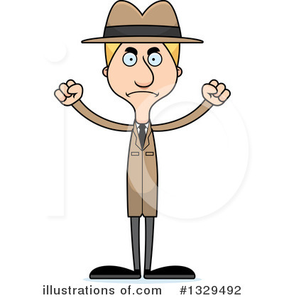 Royalty-Free (RF) Tall White Man Clipart Illustration by Cory Thoman - Stock Sample #1329492