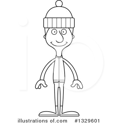 Royalty-Free (RF) Tall White Man Clipart Illustration by Cory Thoman - Stock Sample #1329601