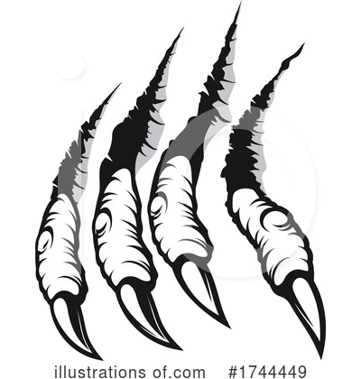 Claws Clipart #1744449 by Vector Tradition SM