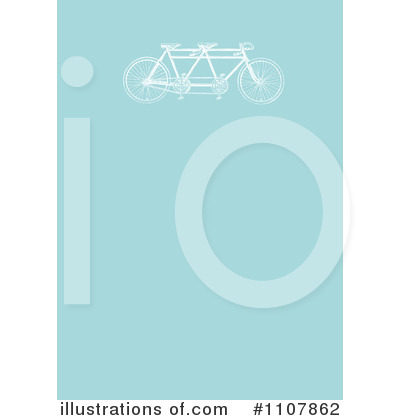 Royalty-Free (RF) Tandem Bicycle Clipart Illustration by BestVector - Stock Sample #1107862