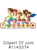 Tandem Bike Clipart #1140374 by Graphics RF