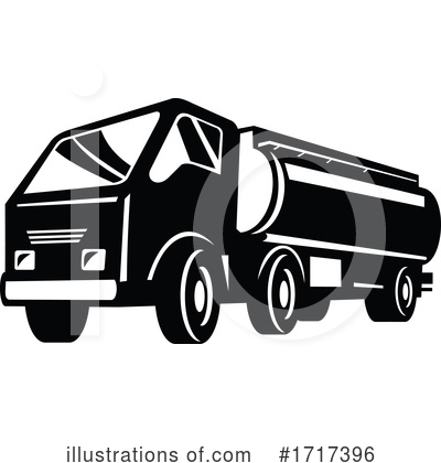 Royalty-Free (RF) Tanker Truck Clipart Illustration by patrimonio - Stock Sample #1717396