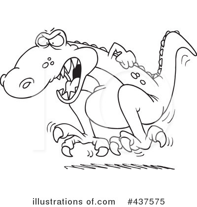 T Rex Clipart #437575 by toonaday