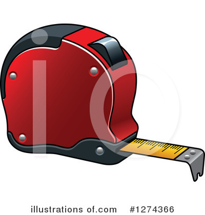 Royalty-Free (RF) Tape Measure Clipart Illustration by Vector Tradition SM - Stock Sample #1274366