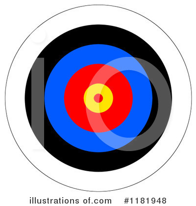 Royalty-Free (RF) Target Clipart Illustration by oboy - Stock Sample #1181948