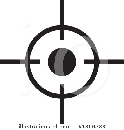 Royalty-Free (RF) Target Clipart Illustration by Lal Perera - Stock Sample #1306388