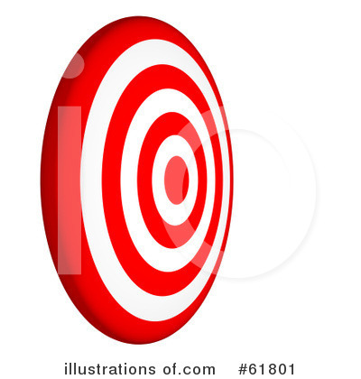 Royalty-Free (RF) Target Clipart Illustration by ShazamImages - Stock Sample #61801