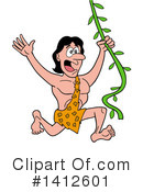Tarzan Clipart #1412601 by LaffToon