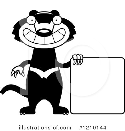 Royalty-Free (RF) Tasmanian Devil Clipart Illustration by Cory Thoman - Stock Sample #1210144