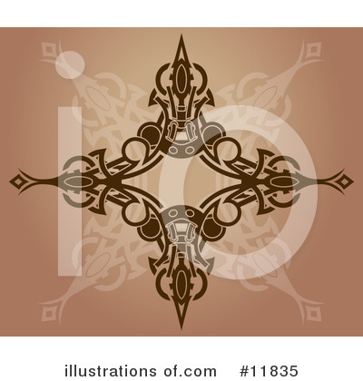 Henna Clipart #11835 by AtStockIllustration