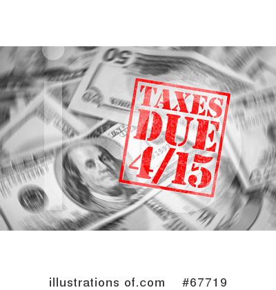 Royalty-Free (RF) Taxes Clipart Illustration by Arena Creative - Stock Sample #67719