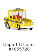 Taxi Clipart #1055728 by Michael Schmeling