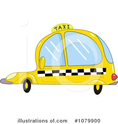 Royalty-Free (RF) Taxi Clipart Illustration by yayayoyo - Stock Sample #1079900