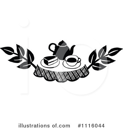 Tea Party Clipart #1116044 by Prawny Vintage