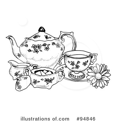 Royalty-Free (RF) Tea Clipart Illustration by C Charley-Franzwa - Stock Sample #94846