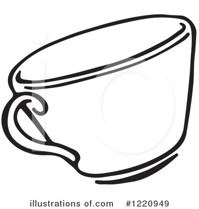 Royalty-Free (RF) Tea Cup Clipart Illustration by Picsburg - Stock Sample #1220949