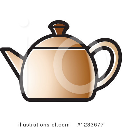 Royalty-Free (RF) Tea Pot Clipart Illustration by Lal Perera - Stock Sample #1233677