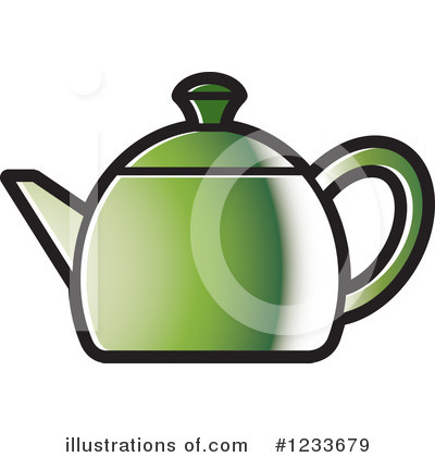 Royalty-Free (RF) Tea Pot Clipart Illustration by Lal Perera - Stock Sample #1233679