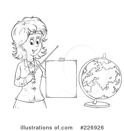 Royalty-Free (RF) Teacher Clipart Illustration by Alex Bannykh - Stock Sample #226926