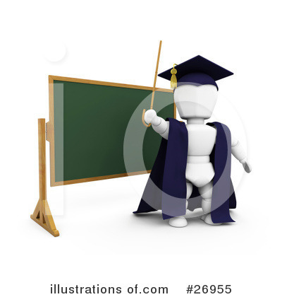 Royalty-Free (RF) Teacher Clipart Illustration by KJ Pargeter - Stock Sample #26955
