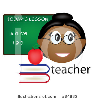 Royalty-Free (RF) Teacher Clipart Illustration by Pams Clipart - Stock Sample #84832