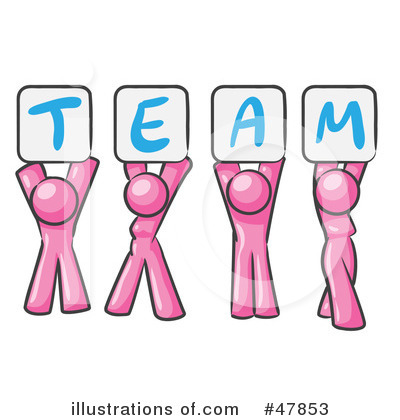 Royalty-Free (RF) Team Clipart Illustration by Leo Blanchette - Stock Sample #47853