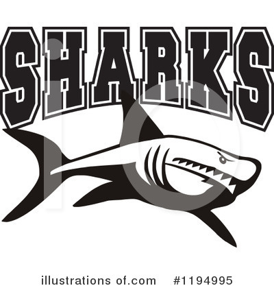 Shark Clipart #1194995 by Johnny Sajem