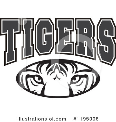 Tiger Clipart #1195006 by Johnny Sajem