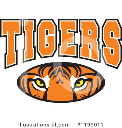 Tiger Clipart #1195011 by Johnny Sajem