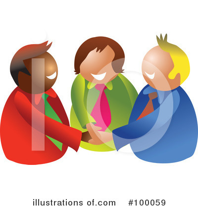 Royalty-Free (RF) Team Work Clipart Illustration by Prawny - Stock Sample #100059