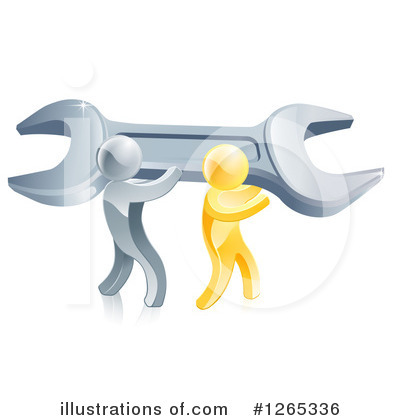 Wrench Clipart #1265336 by AtStockIllustration