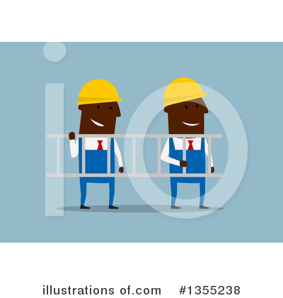 Construction Worker Clipart #1355238 by Vector Tradition SM