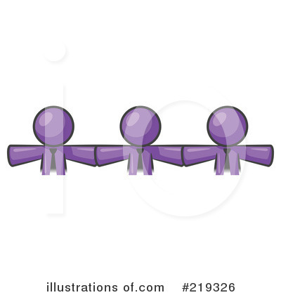 Royalty-Free (RF) Teamwork Clipart Illustration by Leo Blanchette - Stock Sample #219326