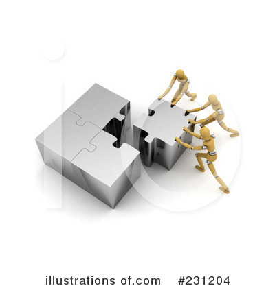 Royalty-Free (RF) Teamwork Clipart Illustration by stockillustrations - Stock Sample #231204