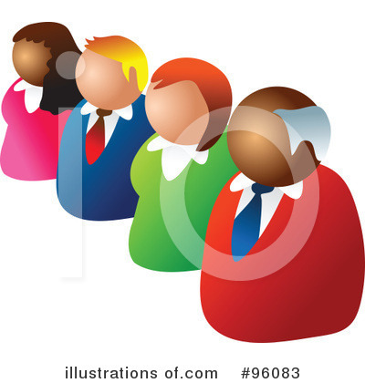 Royalty-Free (RF) Teamwork Clipart Illustration by Prawny - Stock Sample #96083